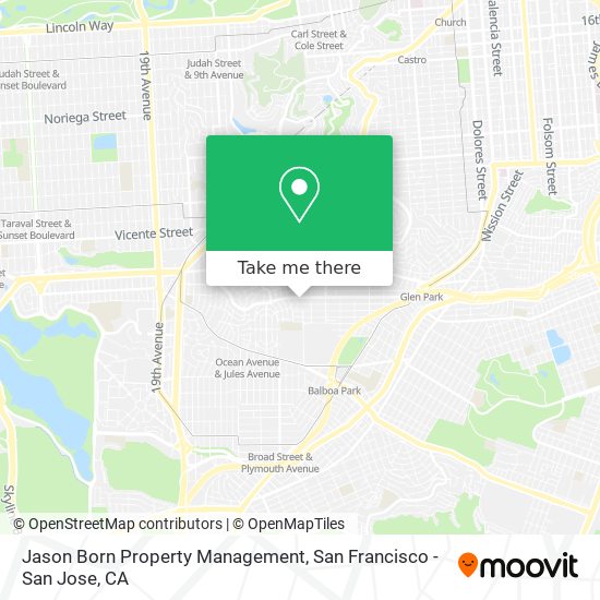 Mapa de Jason Born Property Management