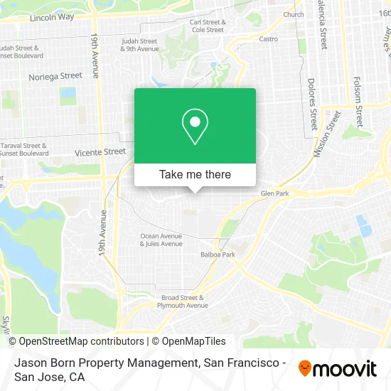 Jason Born Property Management map