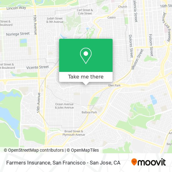 Farmers Insurance map