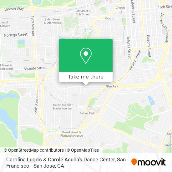 Carolina Lugo's & Carolé Acuña's Dance Center map