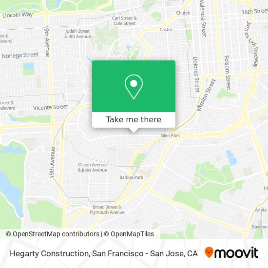 Hegarty Construction map