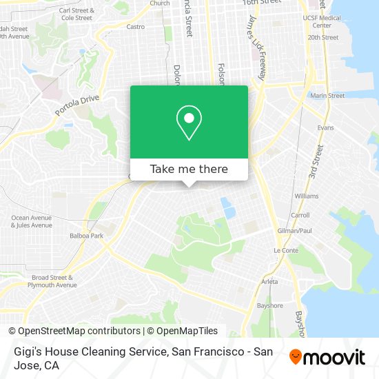 Gigi's House Cleaning Service map