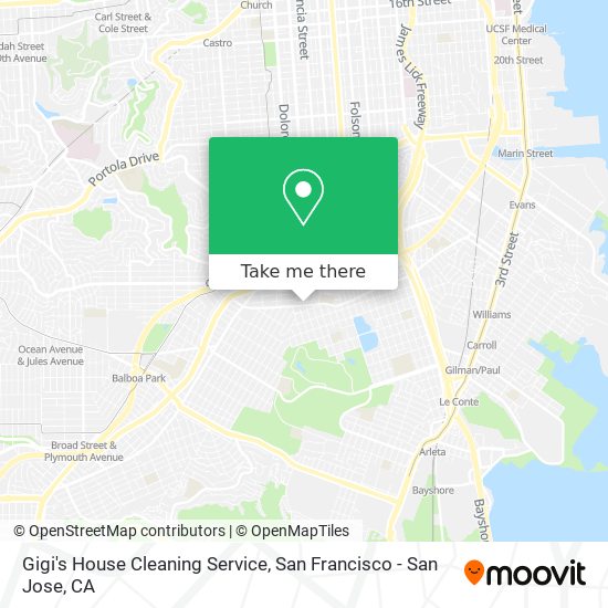 Mapa de Gigi's House Cleaning Service