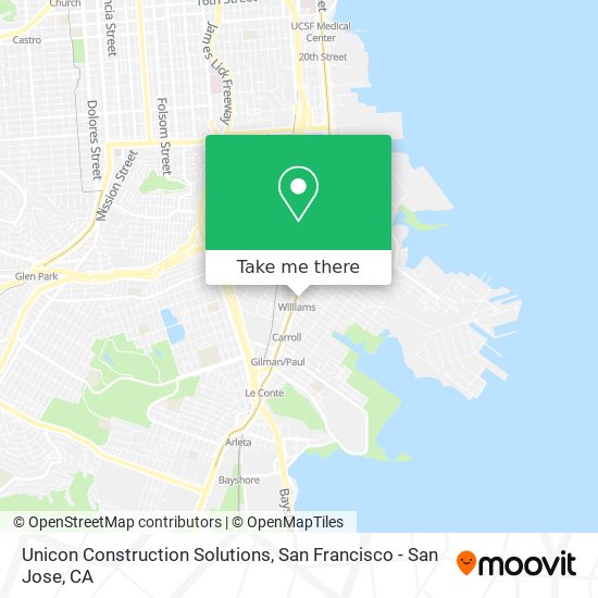 Unicon Construction Solutions map