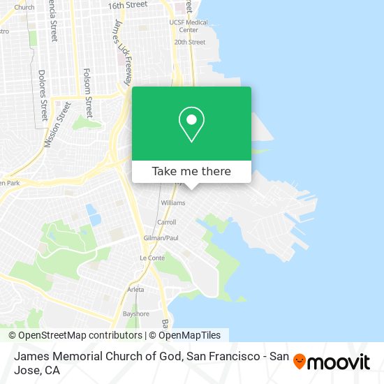 Mapa de James Memorial Church of God