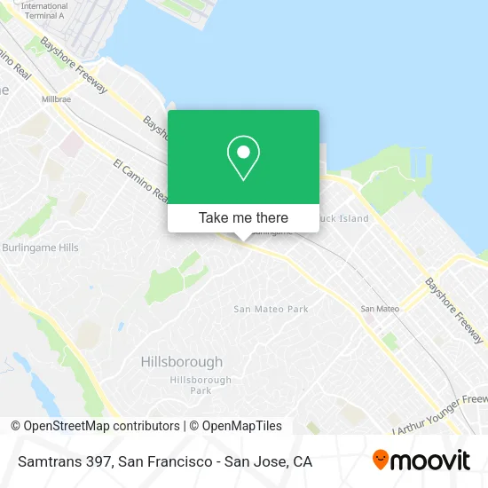 Samtrans 397 map