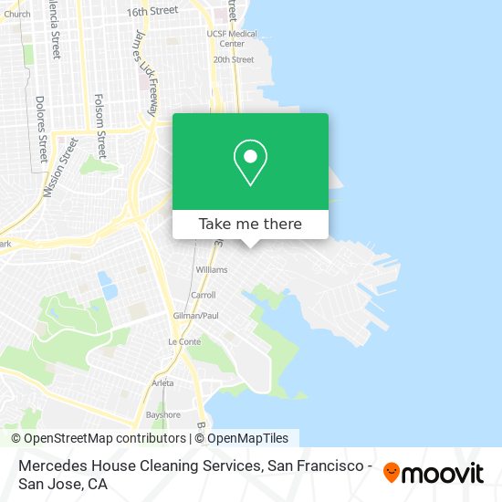 Mapa de Mercedes House Cleaning Services