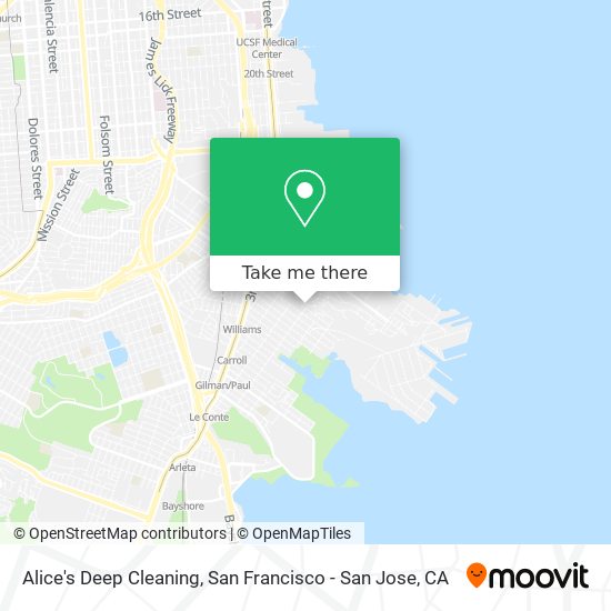 Alice's Deep Cleaning map