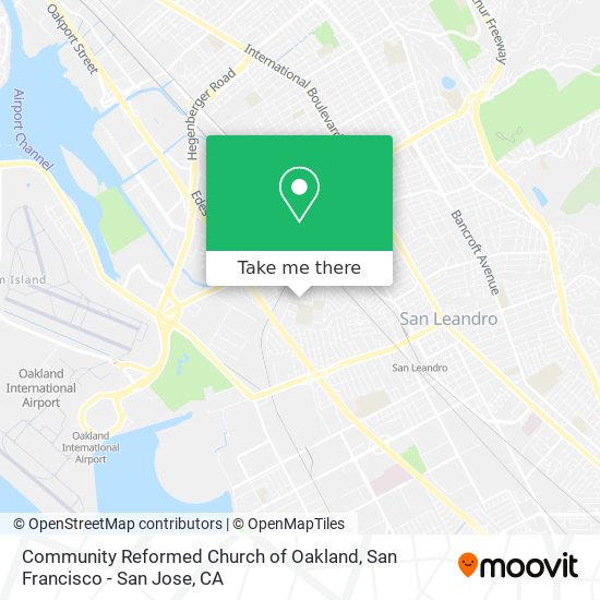 Mapa de Community Reformed Church of Oakland
