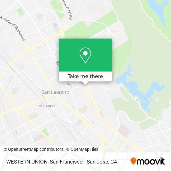 WESTERN UNION map