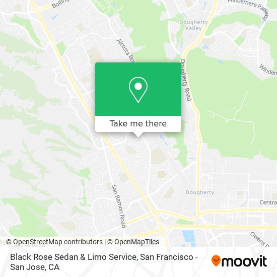 Black Rose Sedan & Limo Service map