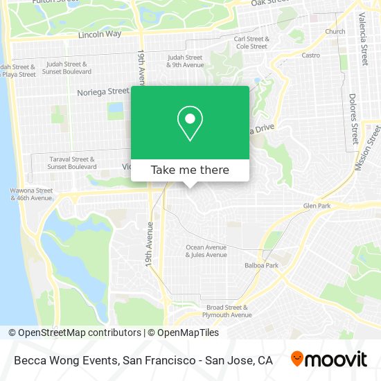 Becca Wong Events map