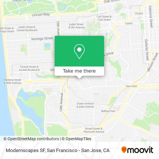 Mapa de Modernscapes SF