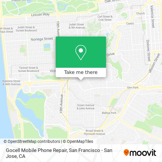 Mapa de Gocell Mobile Phone Repair