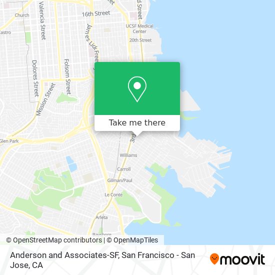 Anderson and Associates-SF map