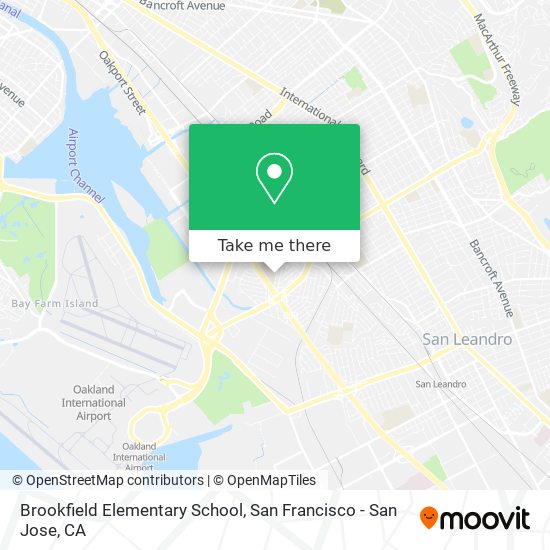 Brookfield Elementary School map