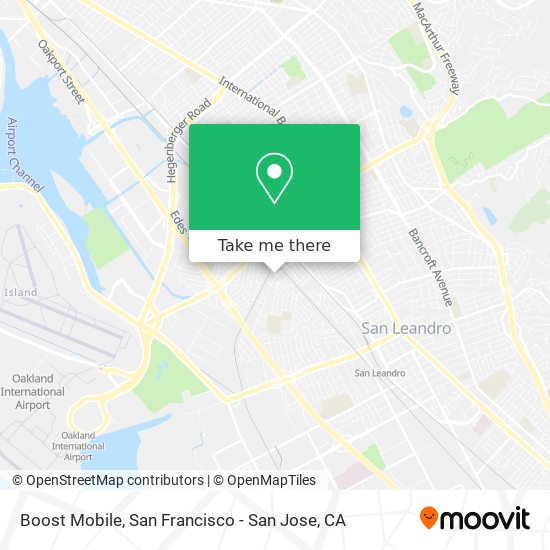 Boost Mobile map