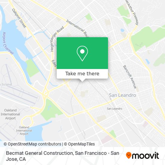 Mapa de Becmat General Construction