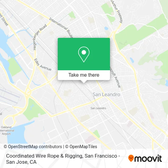 Coordinated Wire Rope & Rigging map