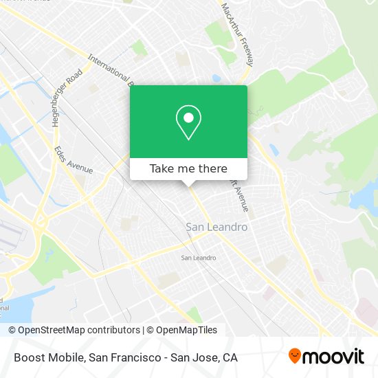 Boost Mobile map