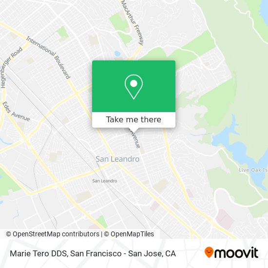 Marie Tero DDS map