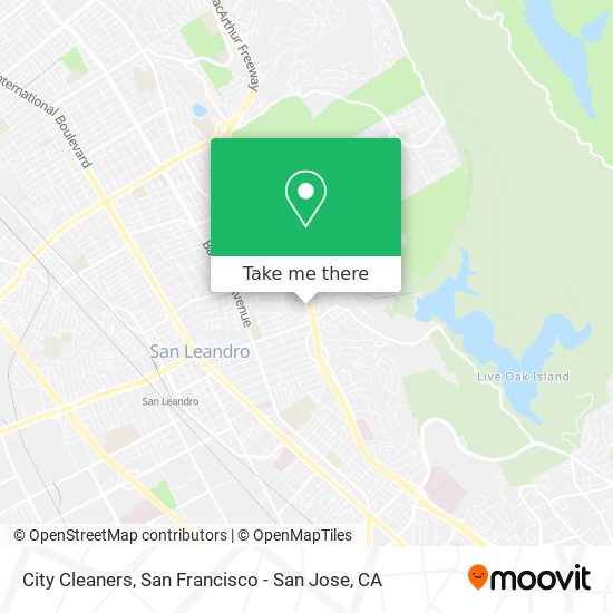 City Cleaners map