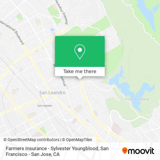 Farmers Insurance - Sylvester Youngblood map