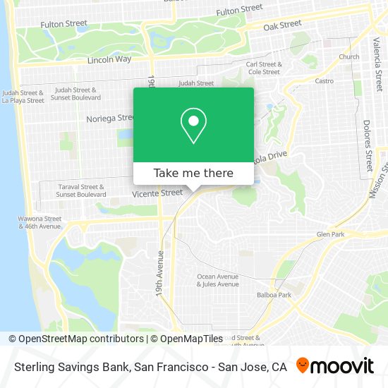 Sterling Savings Bank map