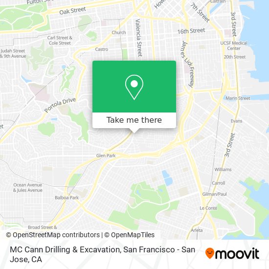 MC Cann Drilling & Excavation map