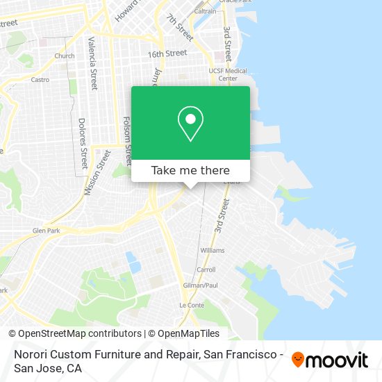 Norori Custom Furniture and Repair map