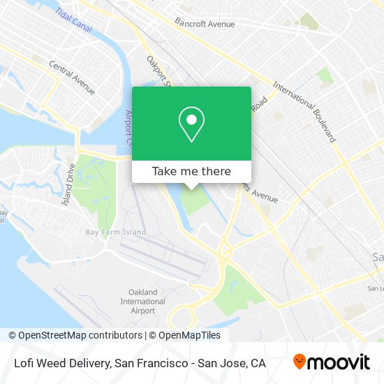 Lofi Weed Delivery map