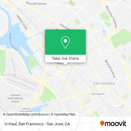 U-Haul map