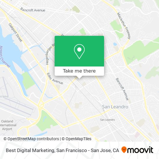 Best Digital Marketing map