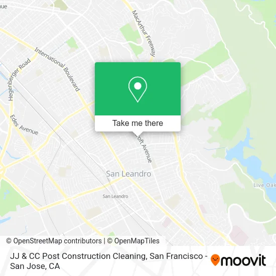 Mapa de JJ & CC Post Construction Cleaning