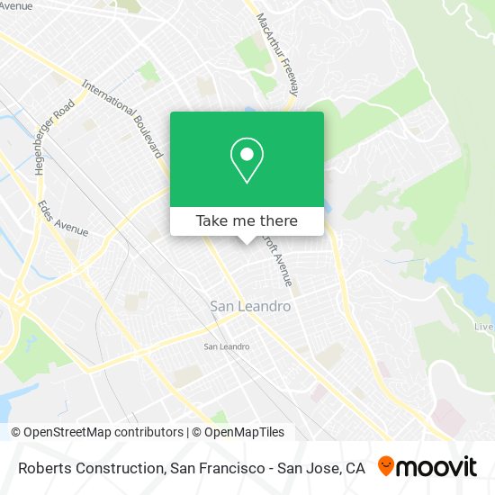 Mapa de Roberts Construction