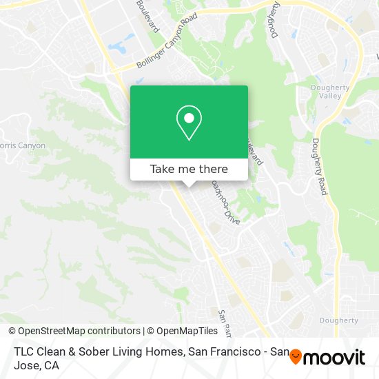 Mapa de TLC Clean & Sober Living Homes