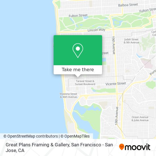 Great Plans Framing & Gallery map