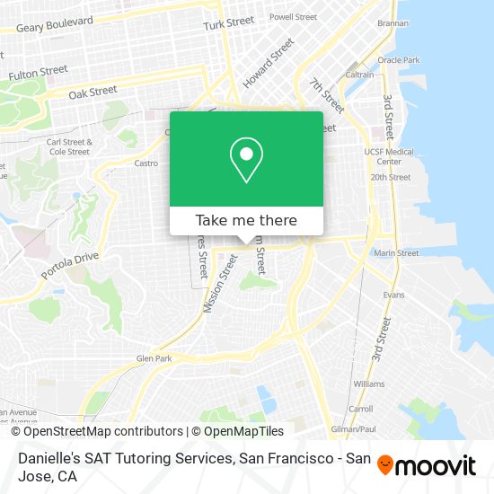 Mapa de Danielle's SAT Tutoring Services