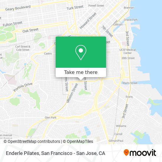 Enderle Pilates map