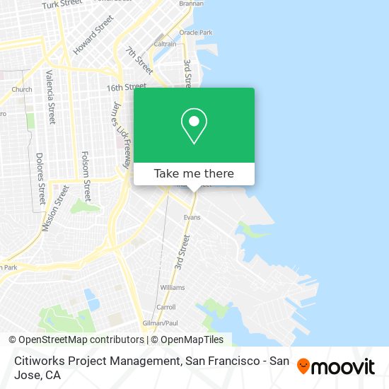 Mapa de Citiworks Project Management