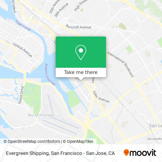 Mapa de Evergreen Shipping