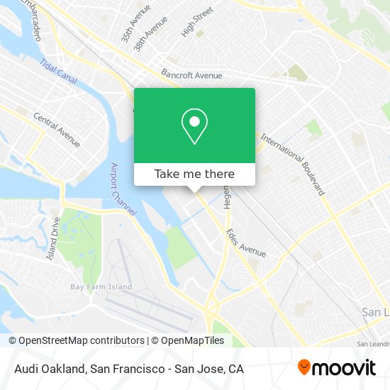 Mapa de Audi Oakland