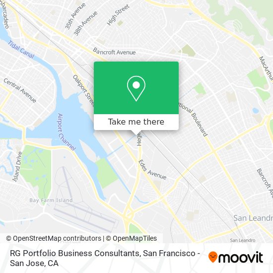 RG Portfolio Business Consultants map