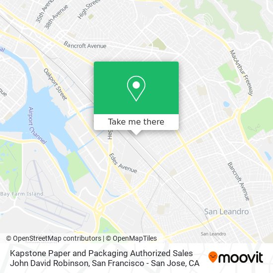 Kapstone Paper and Packaging Authorized Sales John David Robinson map