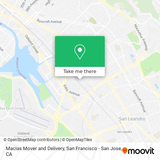 Mapa de Macias Mover and Delivery