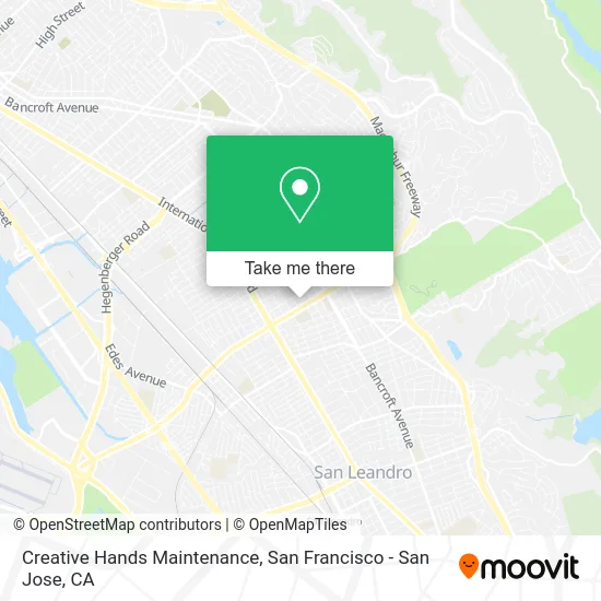 Creative Hands Maintenance map