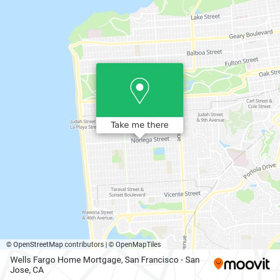 Wells Fargo Home Mortgage map