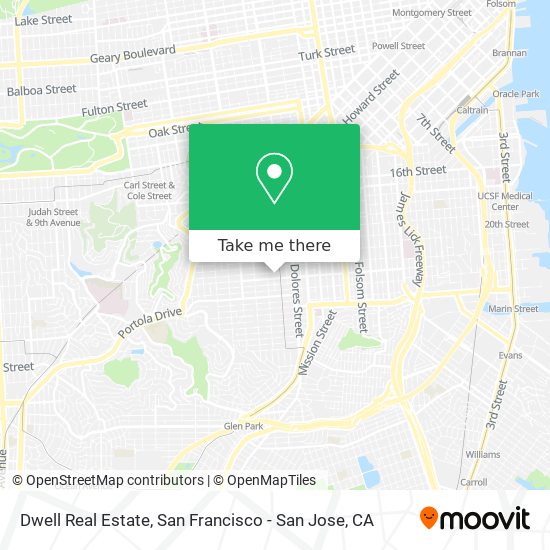 Dwell Real Estate map