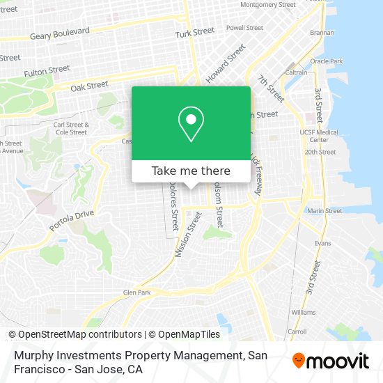 Murphy Investments Property Management map
