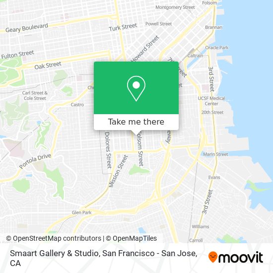 Smaart Gallery & Studio map